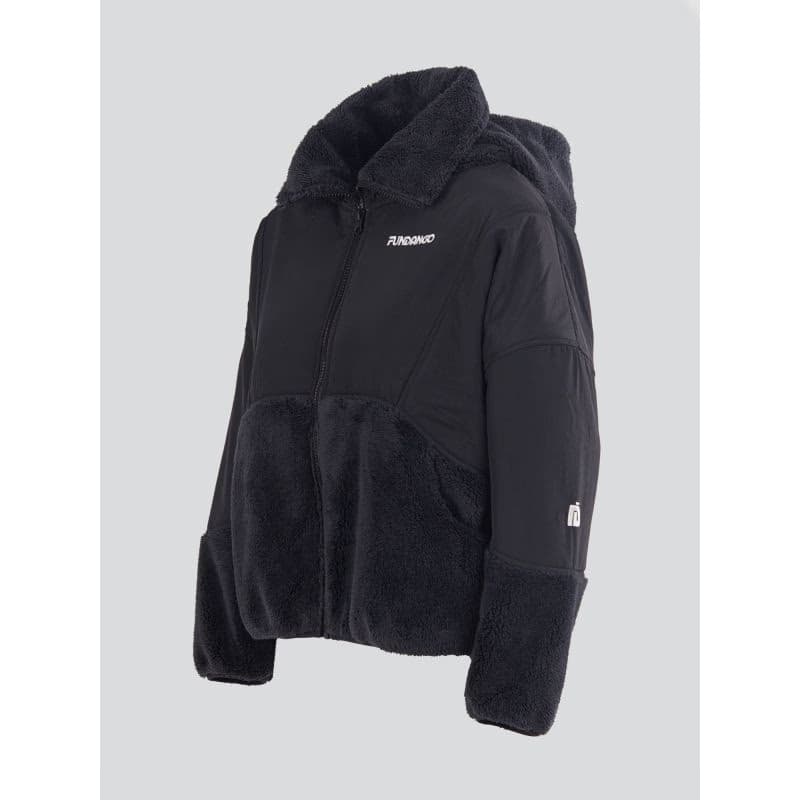 Dámska mikina so zipsom FUNDANGO Sansa Hybrid Jacket-780-antracit 6