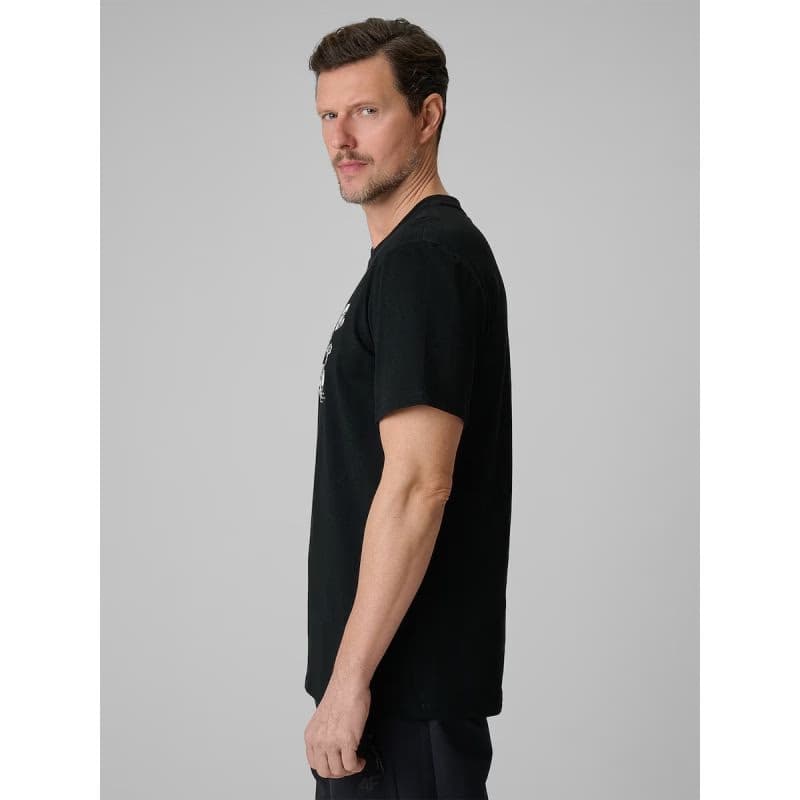 Pánske tričko s krátkym rukávom 4F TSHIRT M2659-20S-DEEP BLACK 3