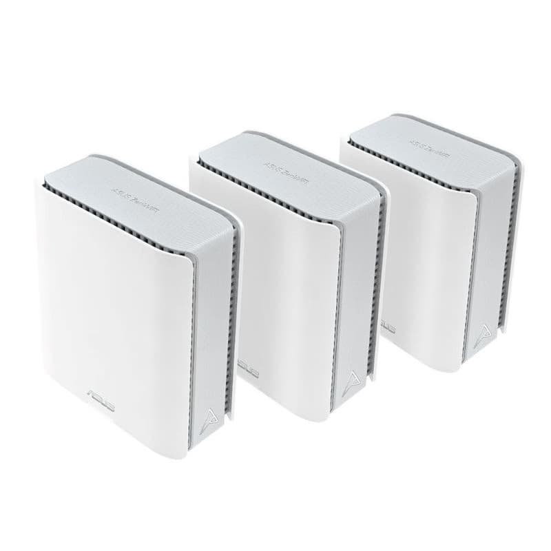 ASUS ZenWifi BT10 3-pack, WiFi7 Extendable Router, AiMesh, 2x WAN/LAN, 1x LAN, 1x 3.0 3