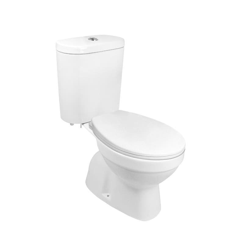 Mereo WC kombi, RIMLESS, spodný odpad s armatúrou VSD98