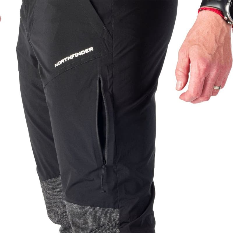 Pánske turistické nohavice NORTHFINDER SILVESTRE-270blackblack 6