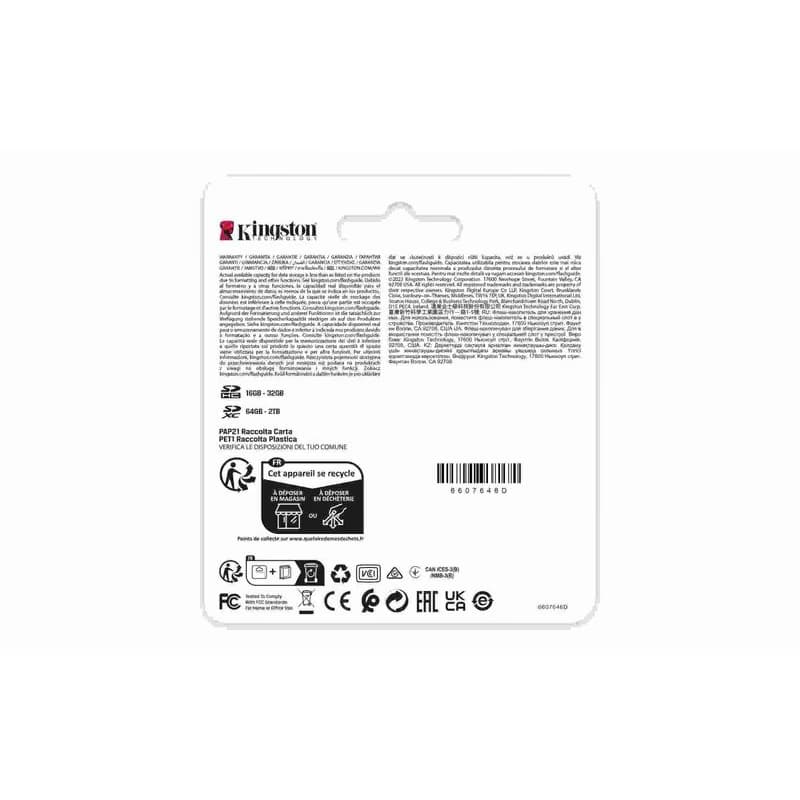 Kingston SDXC 128GB karta Canvas React Plus, UHS-II, U3, V60, R:280/W:100MB/s 4