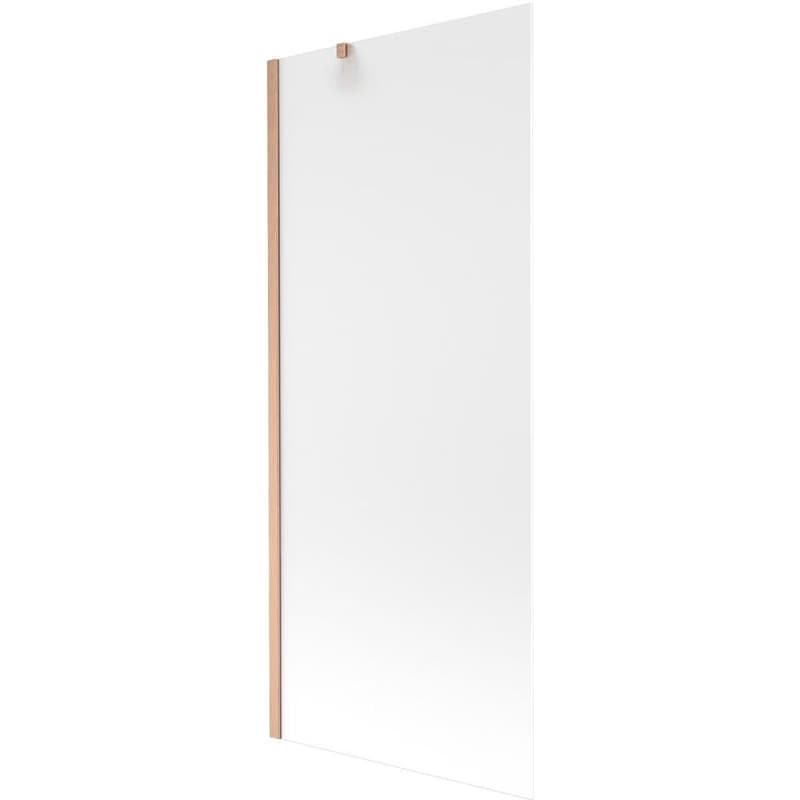 MEXEN/S - Next vaňová zástena FIX 80 x 150, dekor, meď kartáčovaná 895-080-000-00-30-65