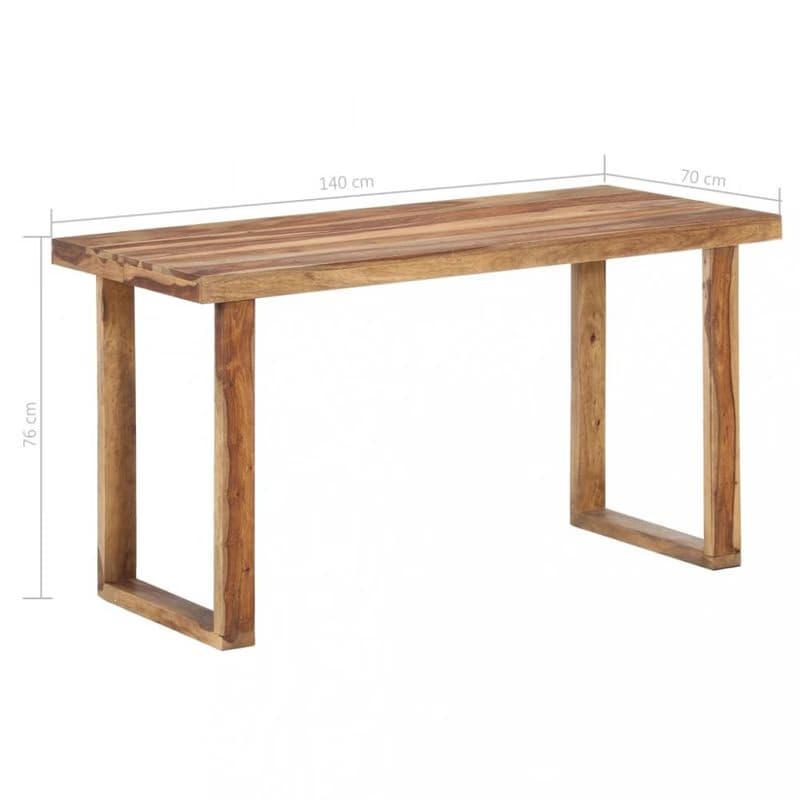 Jedálenský stôl masívne drevo Dekorhome 5