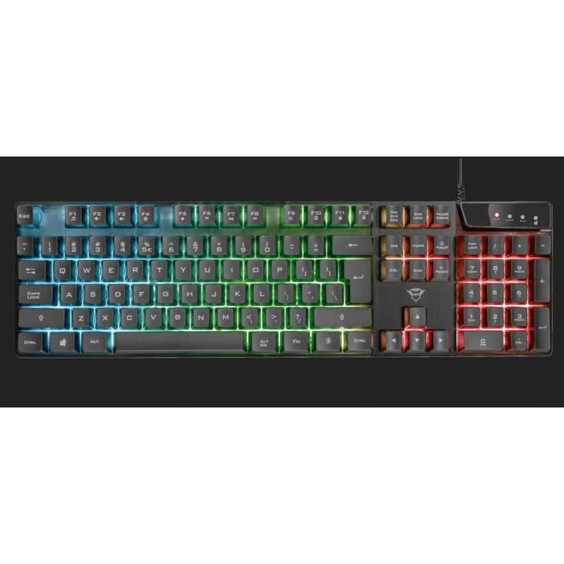 TRUST herná klávesnica GXT 835 Azor Illuminated Gaming Keyboard SK/SK 6