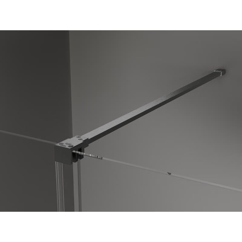 MEXEN/S - Velár sprchovací kút 90 x 80, transparent, grafit kartáčovaná 871-090-080-01-66 6