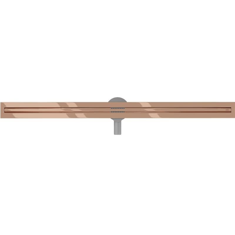 MEXEN - Flat 360 Slim žľab otočný 110 cm ružové zlato 1641110 4