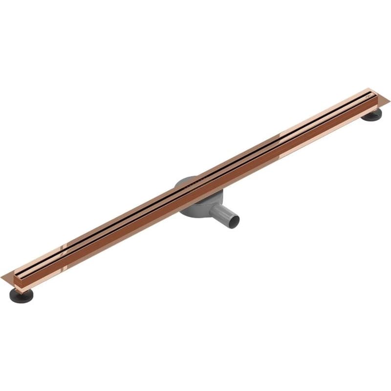 MEXEN - Flat 360 Slim žľab otočný 110 cm ružové zlato 1641110 5