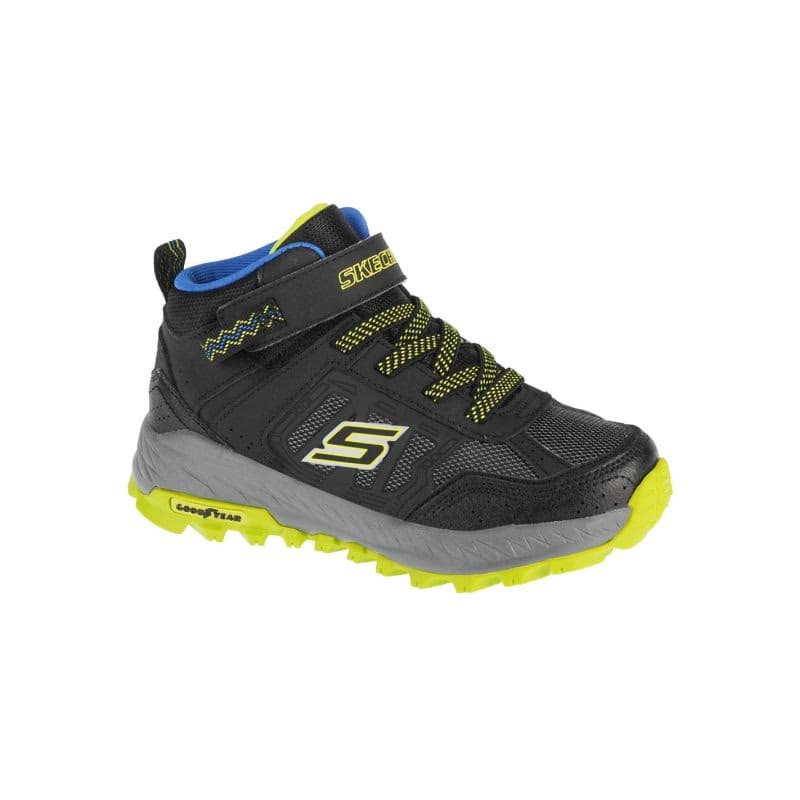 Chlapčenská členková turistická obuv SKECHERS Fuse Tread Trekor black lime 2