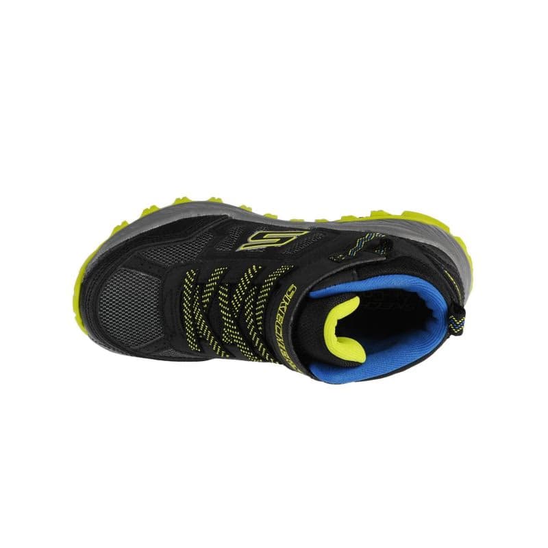 Chlapčenská členková turistická obuv SKECHERS Fuse Tread Trekor black lime 4