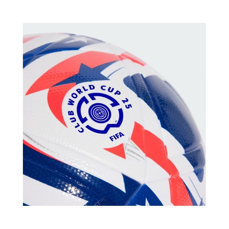 Futbalová lopta ADIDAS FCWC LGE WHITE POBLUE LUCRED 4
