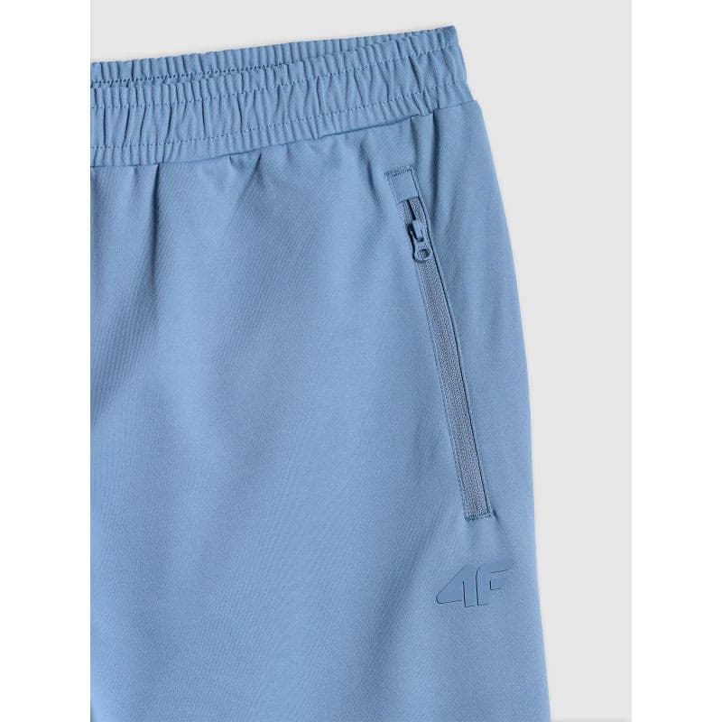 Pánske tepláky 4F TROUSERS FNK M1046-32M-DENIM MELANGE 4