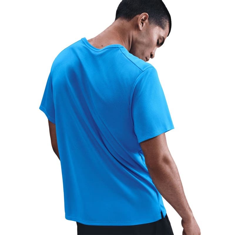 Pánske bežecké tričko s krátkym rukávom NIKE M NK DF UV MILER SS BLUE HERO REFLECTIVE SILV 2