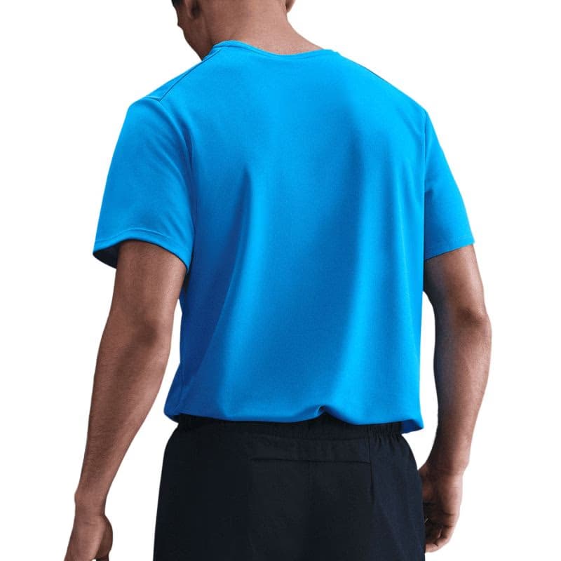 Pánske bežecké tričko s krátkym rukávom NIKE M NK DF UV MILER SS BLUE HERO REFLECTIVE SILV 4