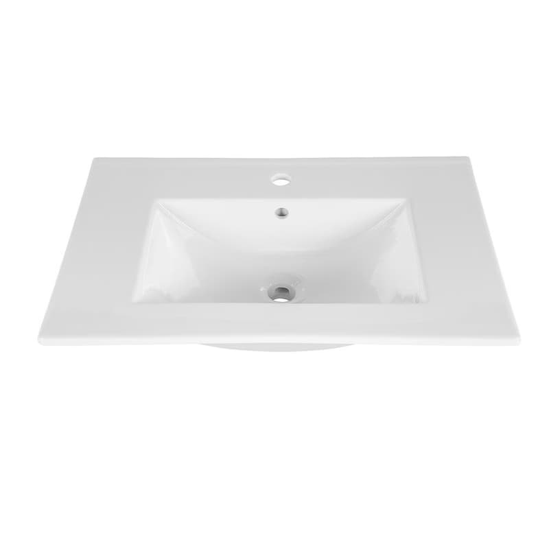ArtCom Keramické umývadlo CFP 80D | biely lesk 80 cm