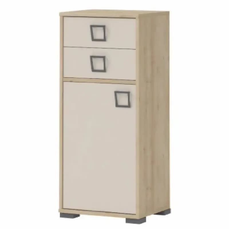 Komoda 1D2S Kiki OR12-BK/KI-01 beech/sand