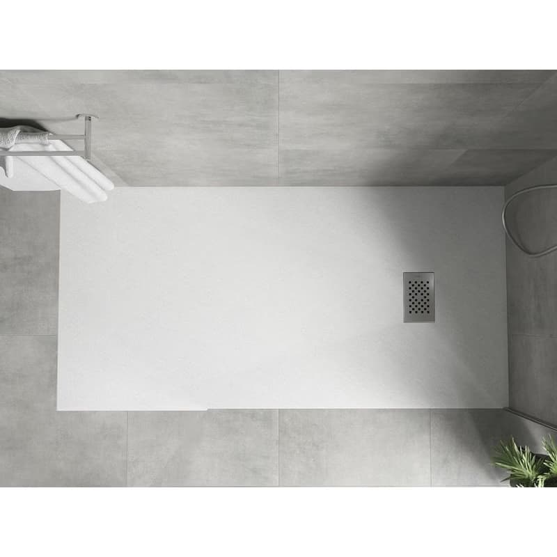 MEXEN/S - Hugo sprchová vanička SMC 180x80, biela, krytka nerez 42108018-X 4