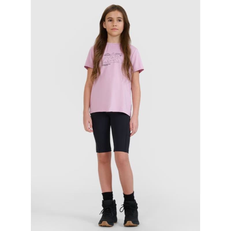 Dievčenské tréningové kraťasy 4F JUNIOR SHORTS FNK F0857-20S-DEEP BLACK 2