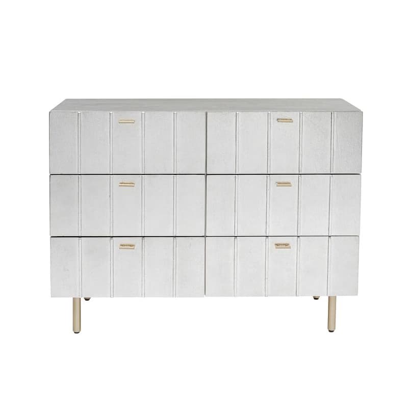 Venice Line komoda strieborná 106 cm