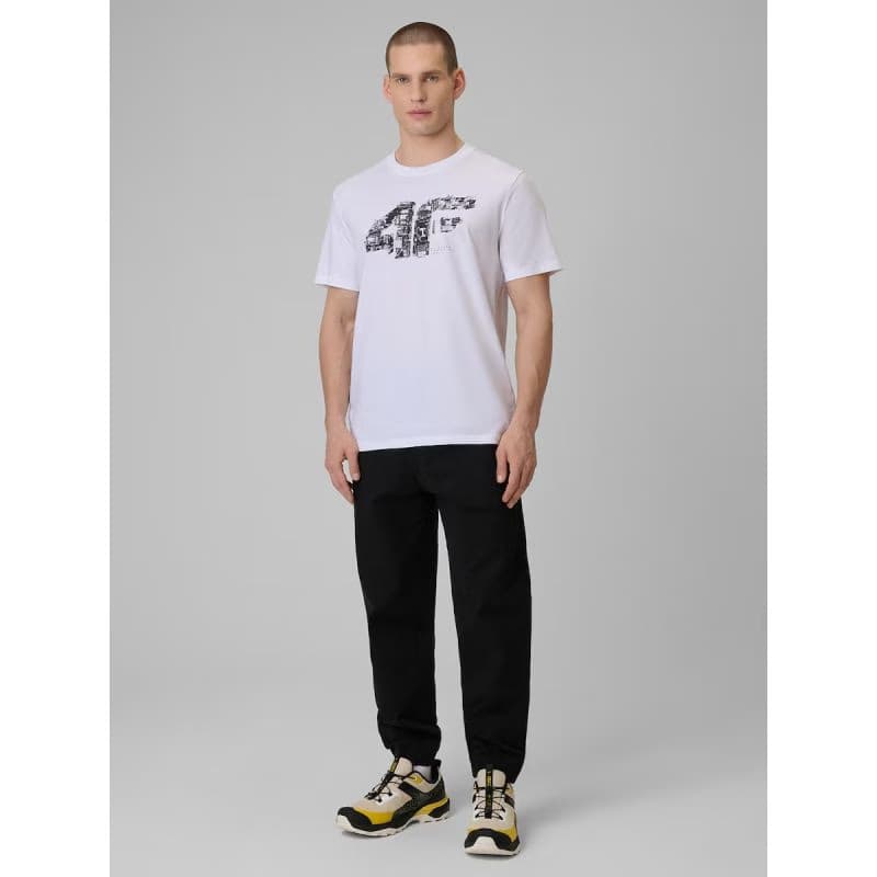 Pánske tričko s krátkym rukávom 4F TSHIRT M2659-10S-WHITE 4