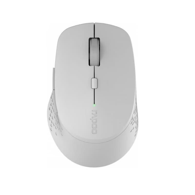 RAPOO myš M300 Silent Wireless Optical Mouse, Multi-mode: 2.4 GHz, Bluetooth 3.0 & 4.0, Grey 2