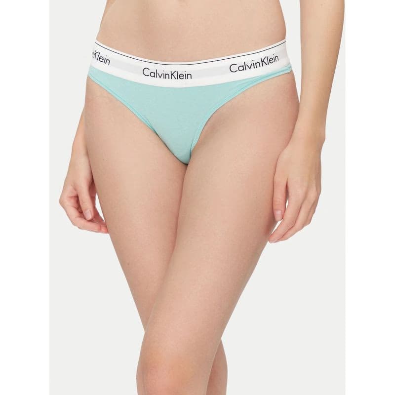 Dámske nohavičky CALVIN KLEIN THONG-Beau Blue 4