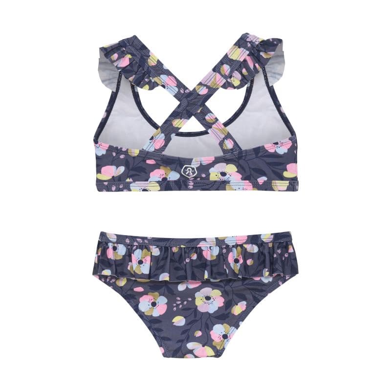 Dievčenské plavky COLOR KIDS Bikini W. Short Skirt, AOP, lavender mist 2