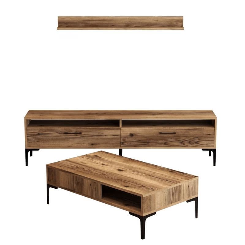 Living Room Furniture Set Istanbul - Walnut 2