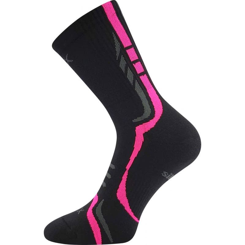 Dámske turistické ponožky VOXX 1 PACK-Thorx-Black Pink 2