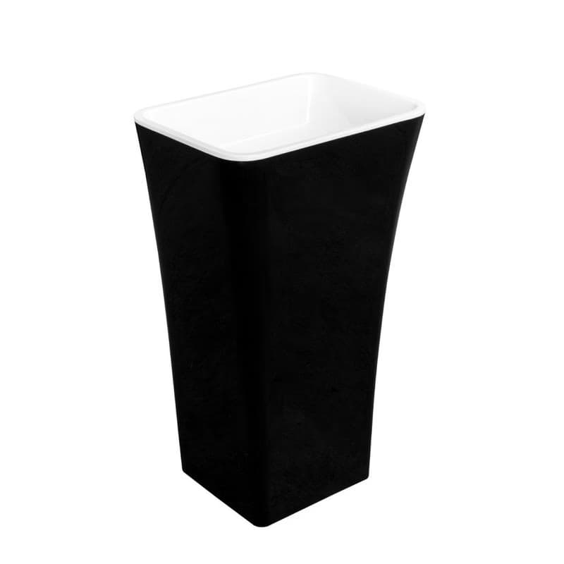 BESCO - Voľne stojace umývadlo ASSOS Black&White KEASSVSBW 2