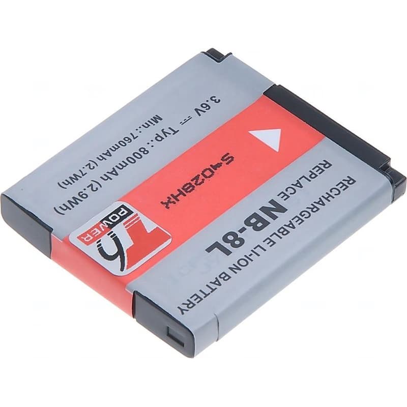 Batéria T6 Power pre Canon NB-8L, 700mAh, 2,6Wh 2
