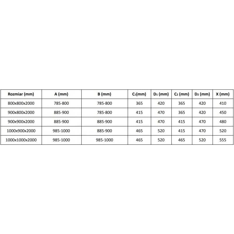 MEXEN/S - Velar Duo sprchovací kút, posuvné dvere 80 x 80, grafit, zlato 871-080-080-42-50 6
