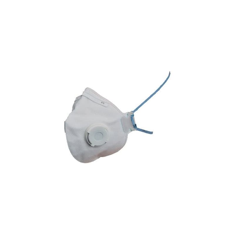 Filtračná polomaska CXS SPIRO P2, skladacia s ventilčekom