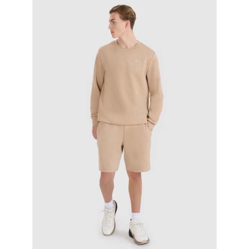 Pánske teplákové kraťasy 4F SHORTS CAS M571-83S-BEIGE 2