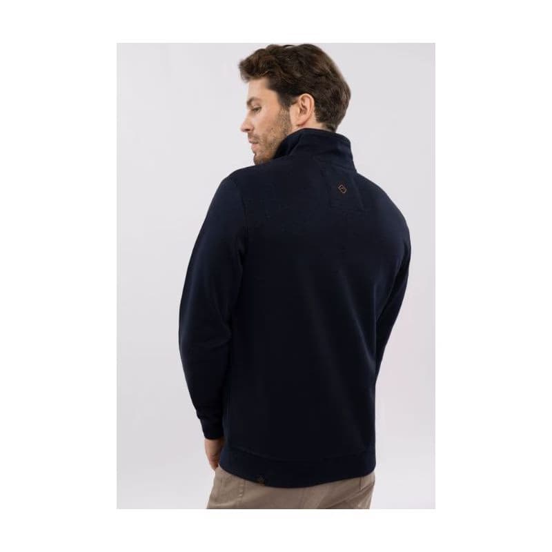 Pánska mikina so zipsom VOLCANO B-LENOX-600-NAVY 3