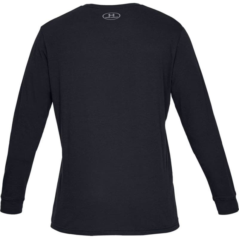 Pánske tréningové tričko s dlhým rukávom UNDER ARMOUR UA SPORTSTYLE LEFT CHEST LS-BLK 6