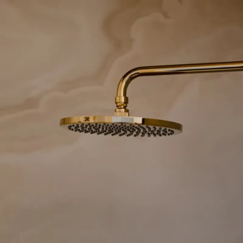 OMNIRES - SLIMLINE hlavová sprcha vrátane ramena, o25 cm zlatá /GL/ WGSET1GL 4