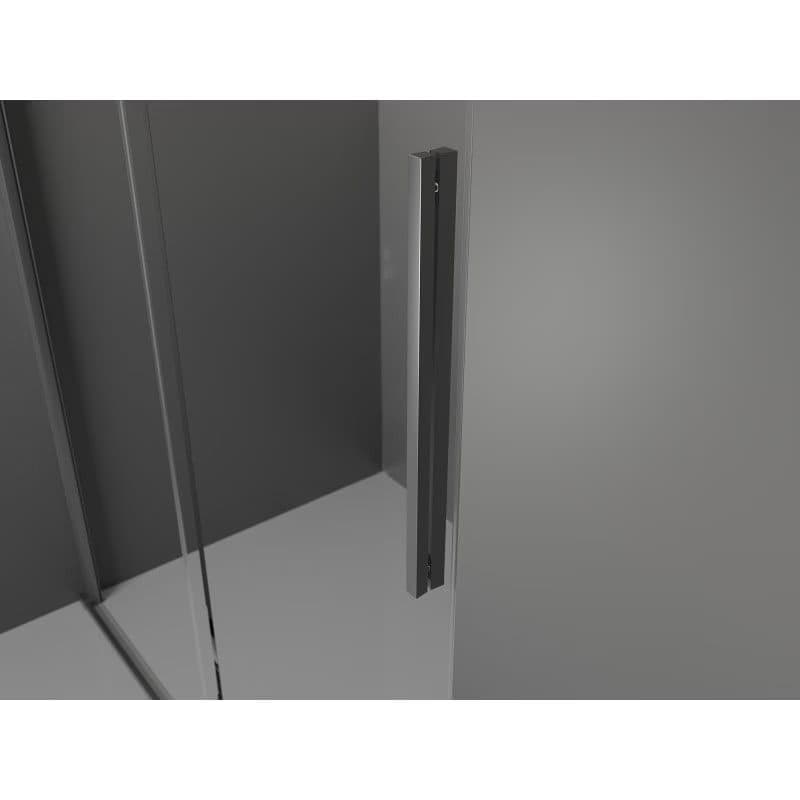 MEXEN/S - Velár posuvné sprchové dvere 100, transparent, grafit metal 871-100-000-01-95 3