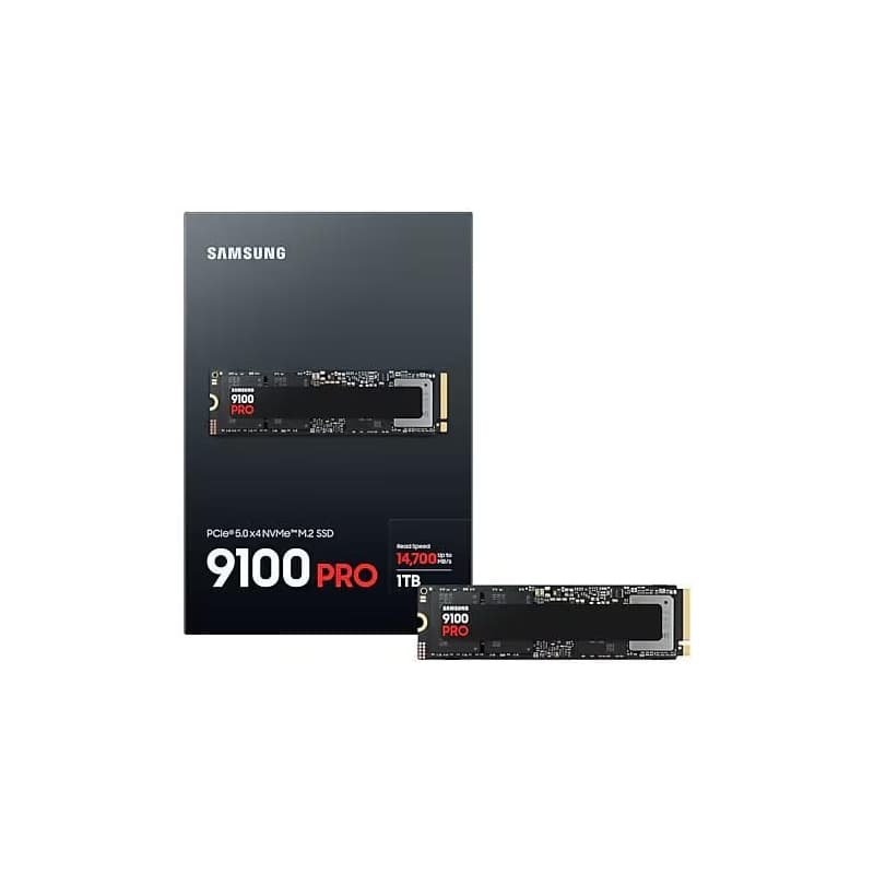Samsung SSD 9100 PRE PCIe 5.0 NVMe M.2 SSD – 1 TB 3