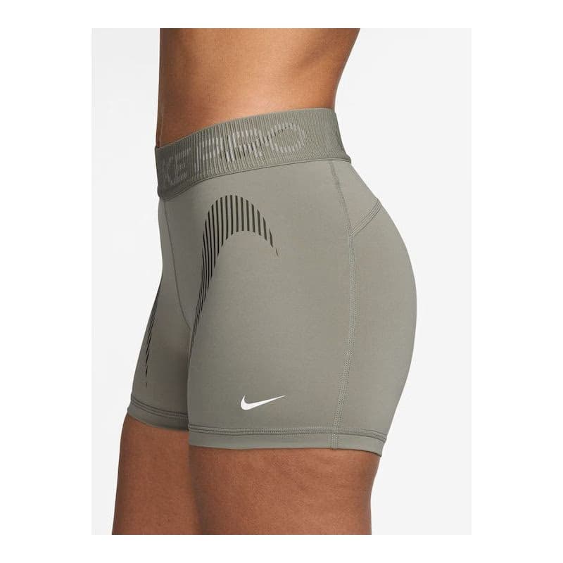Dámske tréningové kraťasy NIKE PRO W NP DF MR 3IN SHORT TT GRX-320-Khaki 3