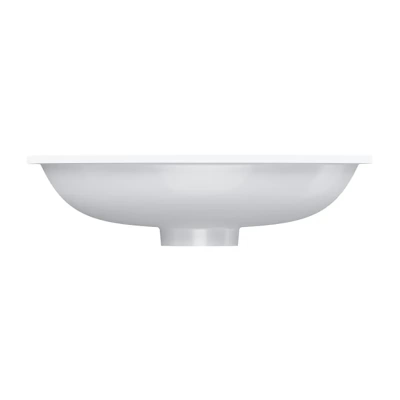 OMNIRES - SHELL M+ umývadlo zapustené do dosky, 48 x 31 cm, lesklá biela SHELL480UPBP 3