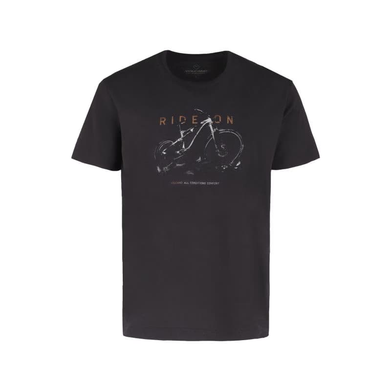 Pánske tričko s krátkym rukávom VOLCANO RIDEON 701-GRAPHITE 4