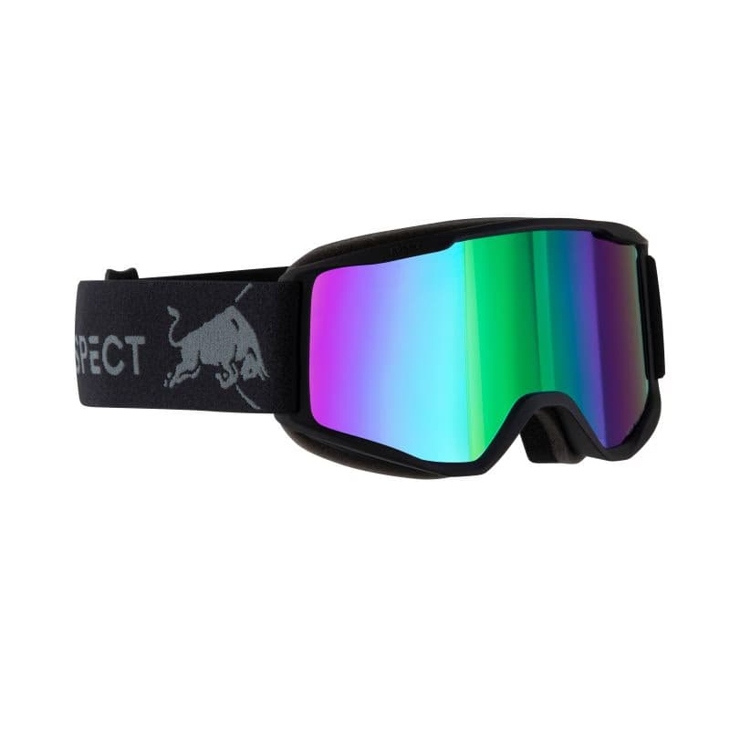 Lyžiarske okuliare RED BULL SPECT NEON 01GR3, black brown with green revo 2