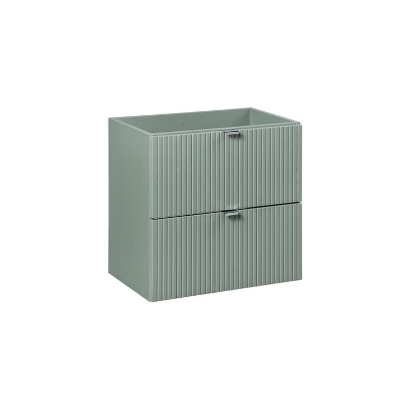 ArtCom Kúpeľňová skrinka s doskou LINE Reed Green D60/1 | 60 cm 2