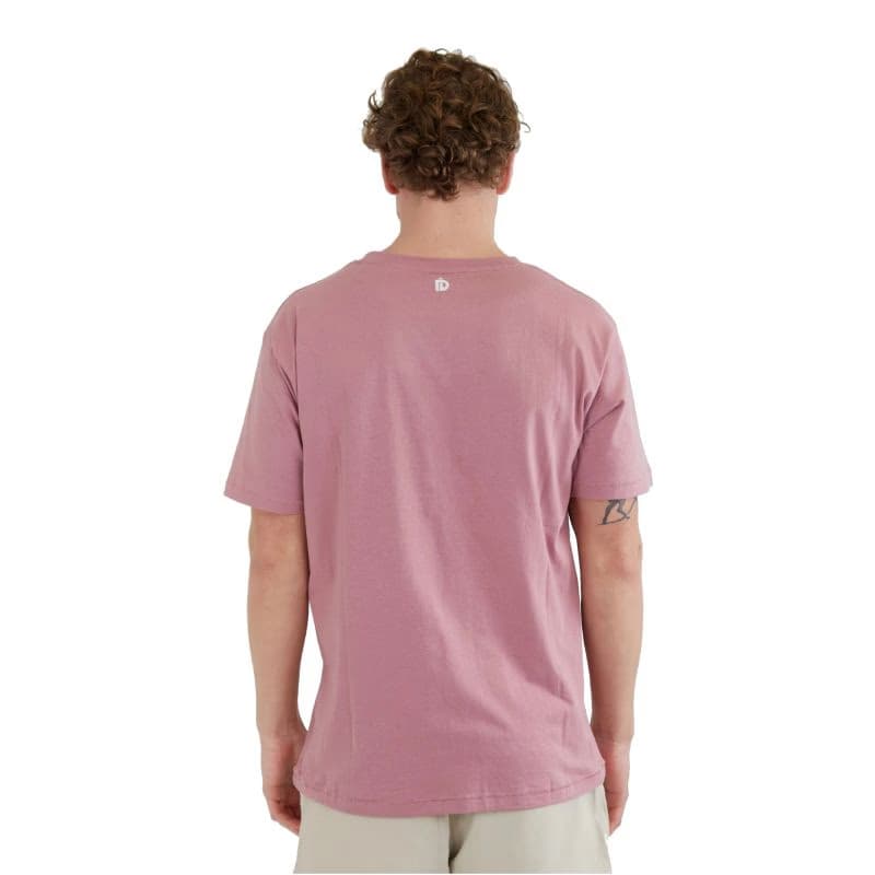 Pánske tričko s krátkym rukávom FUNDANGO Talmer Pocket T-shirt-345-raspberry 2