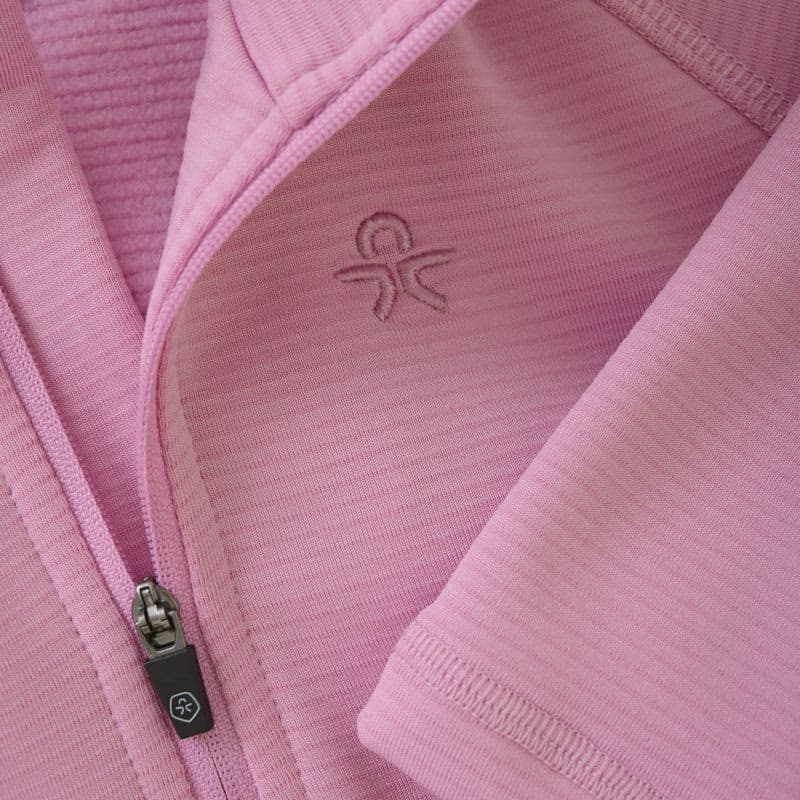 Dievčenská lyžiarska flisová mikina COLOR KIDS Fleece Pulli - Stretch-741821.5214-Lilac chiffon 3