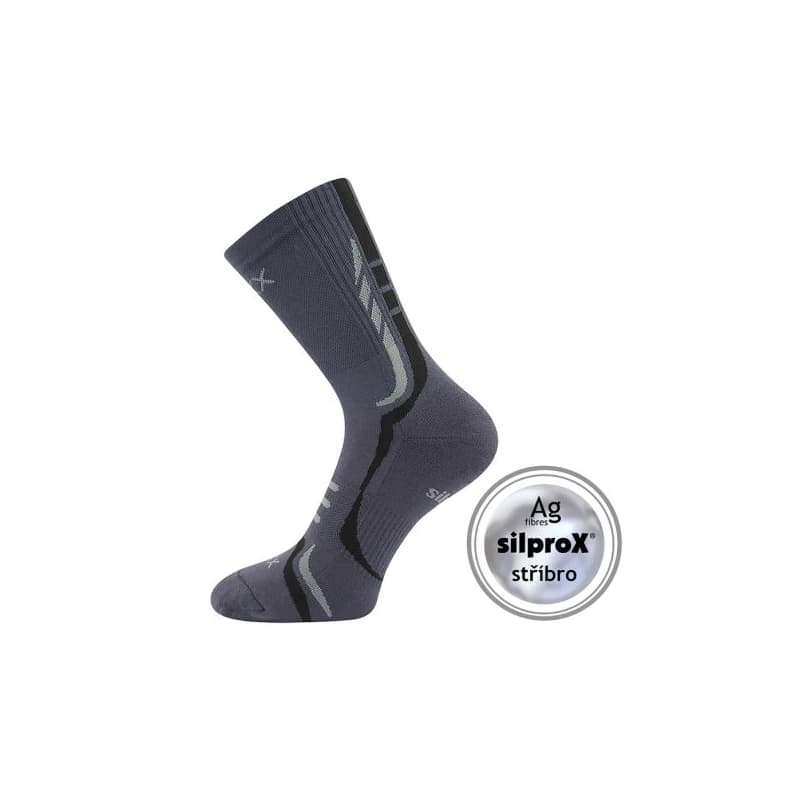 Pánske turistické ponožky VOXX 1 PACK-THORX DARK GREY