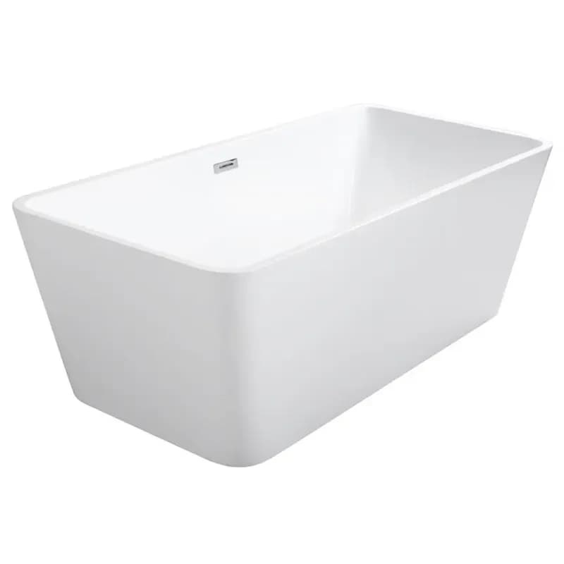 Voľne stojaca vaňa Evita 160/80 + Klik-Klak s prepadom Slim chróm