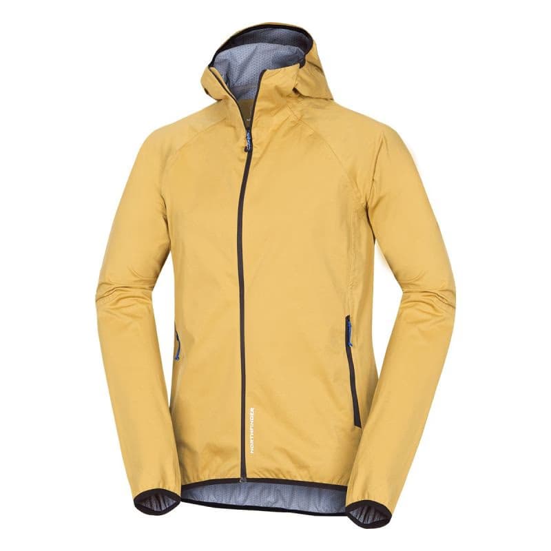 Pánska turistická bunda s kapucňou NORTHFINDER BENEDICTO-520mustard 3