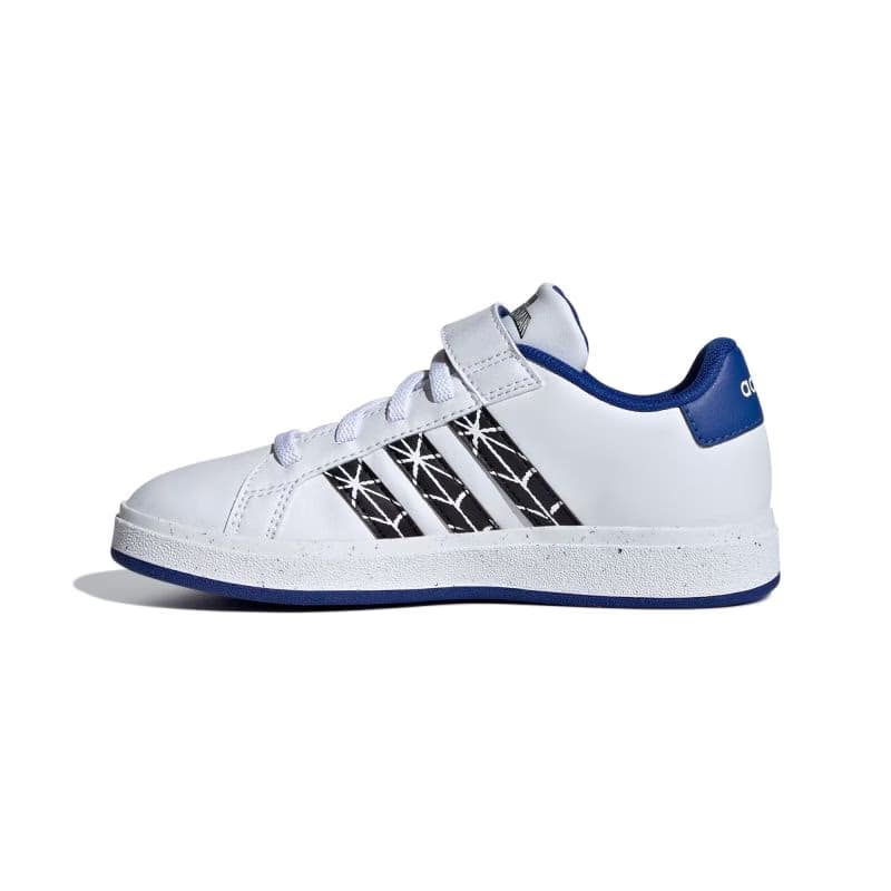 Chlapčenská rekreačná obuv ADIDAS Marvel Spider-Man Grand Court white core black royal blue 3